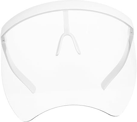 VALICLUD Modebrillen 3 Stück Sonnenmaske Sportbrille Klare Brille Arbeit Mundschutz Schutzbrille Sonnenbrille Anti-Beschlag Verspiegelte Linse Weiß Rutschfest Fahrradbrille