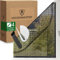 MÜCKENMEISTER® Zanzariera Finestra (130x450 cm, nera) in fibra di vetro – Zanzariera con Velcro – Zanzariere per Finestre ritagliabile – Zanzariera Velcro per finestre con nastro adesivo