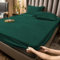 Tospass Flanell Spannbettlaken 140x200cm Flauschige Plüsch Warme Fleece Biber Samt Cashmere Touch Winter Spannbetttuch Kuschelig Bettlaken für Boxspringbett Topper Matratze bis 30cm Hohe Dunkelgrün