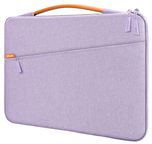 JETech Laptop Sleeve for MacBook Neo (A18 Pro), 13-14Inch MacBook Air/Pro (M1-M5, 2020-2026), Waterproof Bag with Portable Handle and Pocket, Compatible with 13-13.6 Inch Notebook (Light Purple)