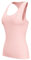 logas Sport Top Damen Atmungsaktiv Tanktop Flektierend Radtrikot äRmellos Dehnbar Shirts Für Sport,Yoga,Laufen Tank Sommer Taschen Rosa M
