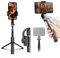 Stabilizzatore cardanico per smartphone, selfie stick cardanico per telefono con treppiede remoto wireless Gimbal portatile per smartphone portatile a 1 asse per registrazione video live Tiktok Vlog