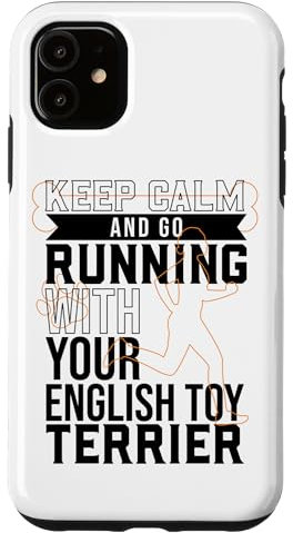 Hülle für iPhone 11 Jogger mit English Toy Terrier