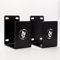 TradeTidy Storage Telescopic Ladder Brackets - Wall Mount, Van Mounts - Ideal for Vans, Garages, Workshops - Made from Steel. (Black)
