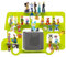 Demao Metal Storage Shelf for Toniebox and Figures - 43x30cm Wall Magnetic Display for Up to 20-30pcs - Children's Room Decoration - Green Bus