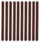 10 guías de plástico para cajones, de repuesto, guías de plástico ligero, guías de cajón de fácil instalación (marrón-298 mm)