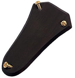 SHOWERORO 3löcher Truss Rod Cover Aus Holz Glockenförmig Bell-shaped Rosewood Ersatzabdeckung Gitarre Bass Lochabstand Höhe Robust Und Dekorativ
