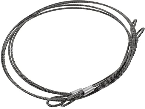 UKCOCO 2piezas Cuerda Seguridad Alambre Acero Cable Acero Trenzado Candado Cerradura Equipaje Cable Seguridad Revestido