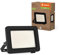 LEDVANCE LED-Flutlicht mit Energieeffizienzklasse A, schwarzes Aluminiumgehäuse, 15 W, 2600 lm, für Außenanwendungen, kompaktes Design, leichtes Gewicht, einfache Montage