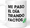 LA CASA DE LAS TAZAS® Tazas Divertidas - Tazas Originales para Regalar - Tazas con Frases de Humor, Regalos Divertidos, Tazas Desayuno Graciosas - Taza Amigo Invisible (Factos)