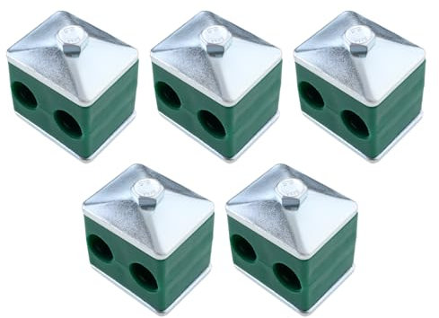 SG Store 5 Pezzi 12mm Morsetto Per Tubo Idraulico Doppio Morsetto Per Tubo Fascette Per Tubo Flessibile In Plastica Fissaggio Per Tubo Idraulico A Pressione Con Diametro Esterno Di 12mm