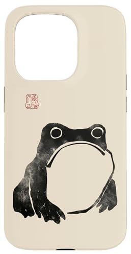 Matsumoto Hoji Frog, Japanese Woodblock Case for iPhone 15 Pro