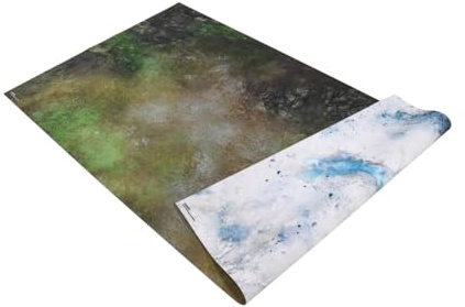 mantic Games | Kings of War Champions Deluxe Double Sided Gaming Mat | Fantasy Battlefield Playmat