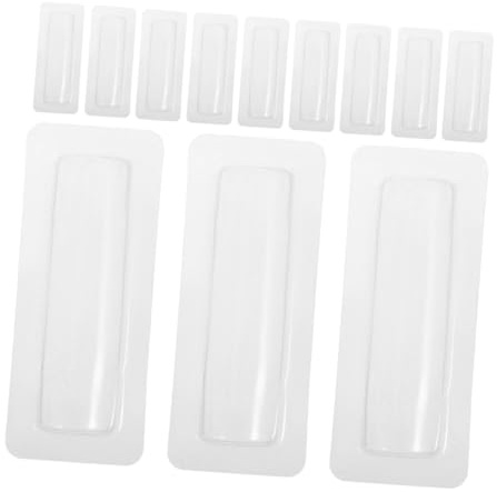 Warmhm 25 Stück Teiliges Lippenstift Organizer Transparenten Kunststoffkuppeln Multifunktionaler Geldkartenhalter und Klarsichthüllen Langlebig und Vielseitig für DIY bastelbedarf und