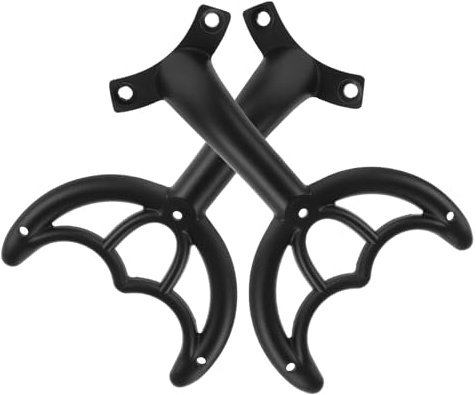 MAGICLULU 2pcs Ceiling Fan Support Bracket Mount Zinc Alloy Fan Arm Replacement Accessory 6.68x4.32x1.57in Sturdy Versatile Repair Options for Home Installation