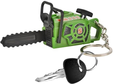 jupsjuice Tronçonneuse Factice | avec Cordon de Tirage Farce Accessoire - Outil électrique factice pour Jeu d'imitation,pour Petit Ami Garçon Anniversaire Fête Sac à Dos Voyage Poche Portefeuille