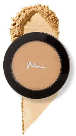 Mii Cosmetics Midi Irresistible Face Base | 100% Pure Mineral Foundation | Award-Winning Face Powder Foundation | Vegan Formula, SPF 30 | Buildable Coverage | Flawless Finish | Precious 04 | 2.5g