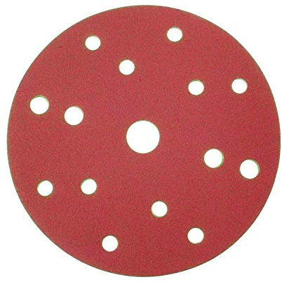 Schleifscheiben 150mm Klett 15 Loch Exzenter Schleifpapier Schleifblätter Korn 180 50 Stück