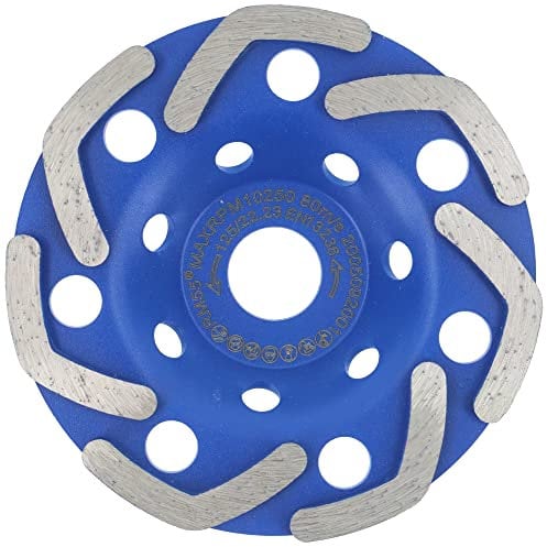 PRODIAMANT Meule diamantée de qualité supérieure Special Wing Beton/Universal 125 mm x 22,2 mm Meule diamantée 125 mm