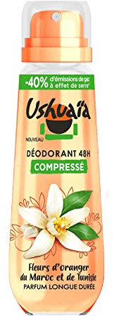 Ushuaïa Déodorant Compressé 48h Fleurs d'Oranger, 100ml