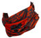 O‘NEAL | Halstuch Schlauch-Schal | Mountainbike Motocross Motorrad | Ungesäumt, Bequemes Material, elastischer Stoff | Neckwarmer Wall | Unisex | Schwarz Rot | Einheitsgröße