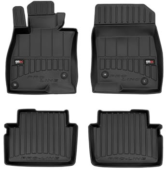 OMAC Gummi Fußmatten kompatibel mit Mazda 6 2012-2025 Premium TPE 3D Automatten Schwarz 4X