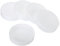 PATIKIL 86mm Wide Mouth Plastic Mason Jar Lids, 1Set/6 Pack Canning Jars Caps with Silicone Sealing Ring for Kitchen Storage, White