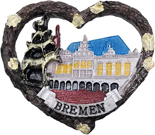 Bremen Deutschland aus Magnet Kühlschrank Kühlschrank Magnet Deko Aufkleber Souvenir Harz Basteln Küche Whiteboard