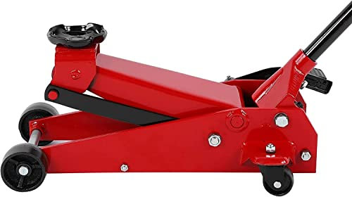 wagenheber hydraulisch Wagenheber, 3 Tonnen Kapazität, rotes Wartungsgerät for SUV, LKW, landwirtschaftliche Fahrzeuge, Autoheber, Autozubehör