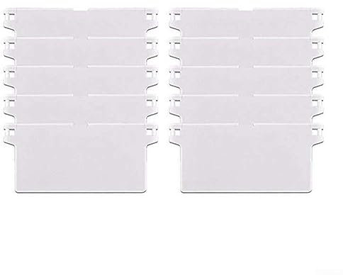 10PCS Ersatz Vertikale Jalousien Lamellen, Ersatzteile Unterteile Gewichte Lamellen Vertikale Jalousien Lamellen (127MM)