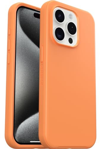 OtterBox Symmetry for MagSafe Case for iPhone 15 Pro, Shockproof, Drop proof, Protective Thin Case, 3x Tested to Military Standard, Orange