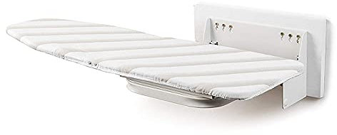 JOuaN Tabla de Planchar de Metal, Tabla de Planchar Plegable giratoria de 180 Grados montada en la Pared, Tabla de Planchar Oculta para el hogar, Ahorro de Espacio