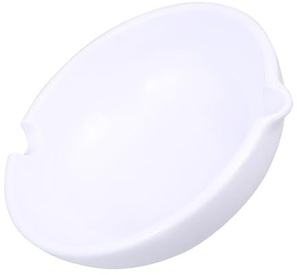 NUOBESTY 2St Keramik tinten schale Sumi Tintenschale Kalligrafie Teller aschenbecher Malerei Tintenschale Tauchschalen Japanischer Stil Zubehör Palette Stifthalter Büro Tintenbehälter Weiß