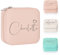 SPETYORT Personalisierte Schmuckschatulle für Damen, individuelle Reise Schmuckkästchen mit Namen, Leder-Schmuck-Organizer-Box für Ringe, Ohrringe, personalisierte Geschenke für Frauen