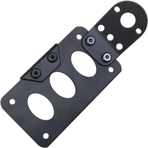 Universal Motorcycle License Plate Bracket Side Mount Light