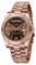 NIBOSI Orologio da polso da uomo, analogico, al quarzo, in acciaio inox, per uomo, impermeabile, business, casual, classico, con indicazione del giorno e della data, marrone rosa, Bracciale