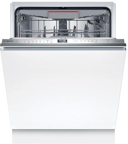 Bosch SMH6ECX12E Serie 6, Lavastoviglie da incasso a scomparsa totale, Cerniere Sliding, Home Connect, Extra Clean zone: lavaggio intenso per lo sporco più ostinato, Status Light, 60 cm
