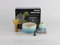 7 Pièces Matcha kit ceremonie japonais, Jaune Fouet matcha en résineux, bol matcha, cuillère à thé, Porte-Fouet, kit matcha complet, Coffret matcha, pour la cérémonie du thé, la boisso, Bleu Dégradé