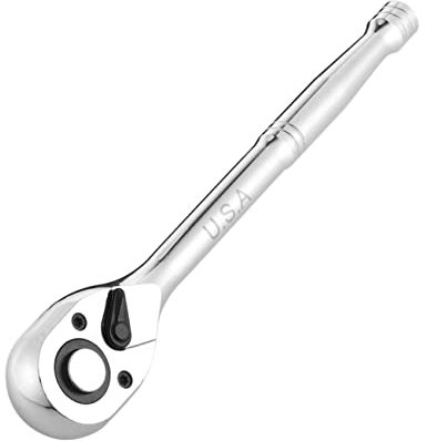 SEWOART Ratchet Spanner Socket Wrench Teeth Quick Release Wrench for Repair Work