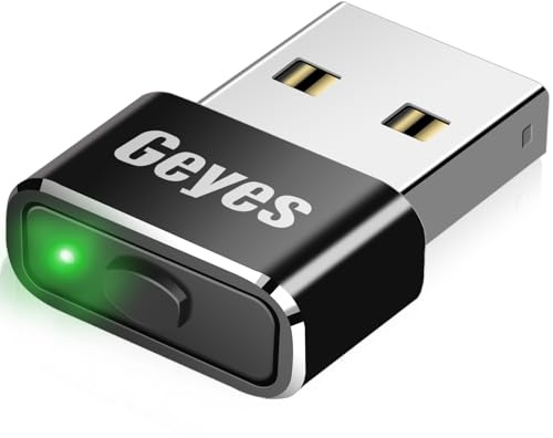 Geyes Dispositif de déplacement de souris USB indétectable avec deux modes de balancement et multi-pistes, garde votre ordinateur/ordinateur portable éveillé, sans pilote, prêt à l'emploi, avec