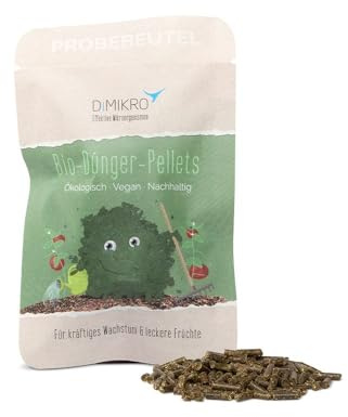 Bio-Dünger-Pellets - Langzeitdünger für Sträucher & Hecken - 70 g | Fördert nachhaltige Böden und gesundes Pflanzenwachstum - ideal für die regelmäßige Gartenpflege im Alltag