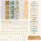 Moxiewell Piedras Naturales para Hacer Pulseras, Cuentas de Cristal Irregular con Agujero, DIY Kit de Cuentas de Piedras, Artificial Cuentas Sueltas Naturales Pulseras Piedras para Hacer Pulsera