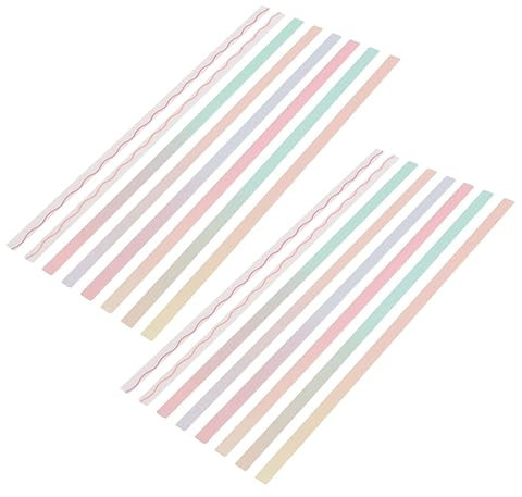 Housoutil 2 Sätze Haftnotiz klebrig Registerkarten Registerkarte „Seitenmarkierungen“. Klebestreifen Buchmarkierungen Textmarkerstreifen lesen Beachten Sie Vorräte Lesezubehör das Haustier