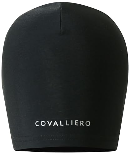 Covalliero Unisex Mütze dünn Black H/W 2025