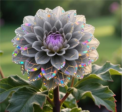 Farbenfrohe Dahlie-Rhizom In GroßPackungen, Glänzend Dahlia, Fachgerecht Gepflanzt, GartenverschöNerung-6 Rhizom-G