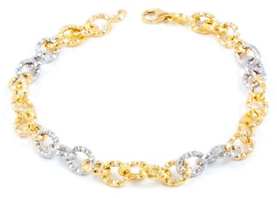 Armband bicolor 18 Karat (750) - Geschenkbox - Garantiezertifikat