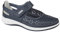 Boulevard - Chaussures Ouvertes Perforés (Pied Large) - Femme (38 EU) (Bleu Marine)