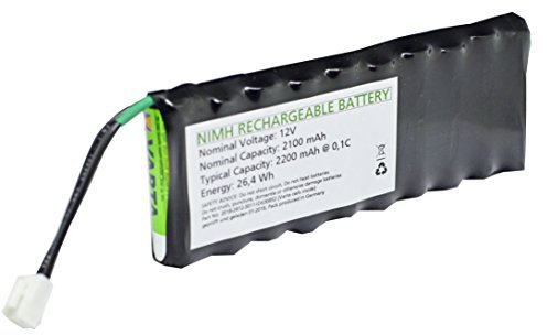 Akkupack für Rolladensteuerung NiMH Varta AA 12 V / 2100mAh Baugleich zu Akkupack ROTO ZEL 12V/2,1 Ah WDT-S RT2 SF G2/G3/G4 Roto Akku, extrem leistungsstark und langlebig