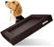 dogsfavorite Hunde-Bett - waschbares Hundekörbchen - hochwertiges Hundesofa - gelenkschonendes Hundekissen - robuste Hundematte - Hundekorb - Gr. M 90 x 70cm - Dunkelbraun Mocca