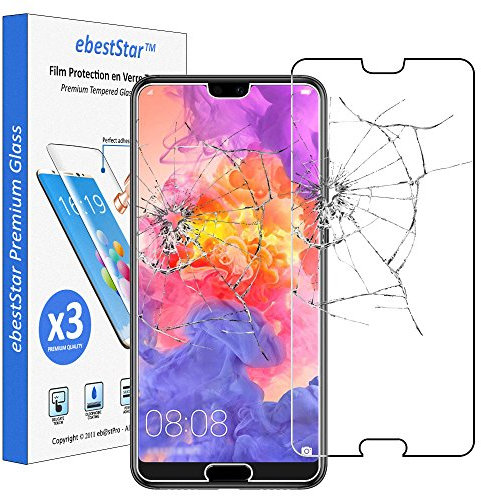 ebestStar - kompatibel mit Huawei P20 Pro Panzer Schutz Glas (x3 Stück) Schutzfolie, 9H gehärte Schutzglas, HD Displayschutz, Ultrabeständig